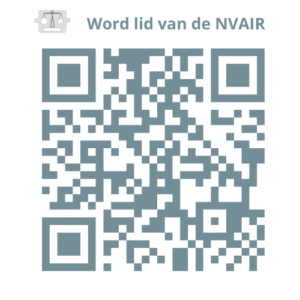 QR-code om je aan te melden als lid van NVAIR